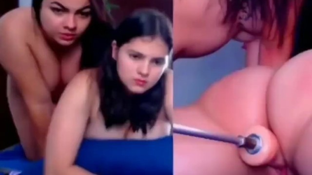 Teen Latinas Fuck Machine