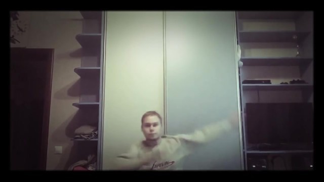 Man Gets Blown away while Listening to Dubstep