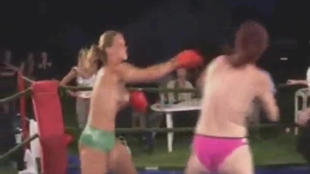 Real Topless Boxing Match